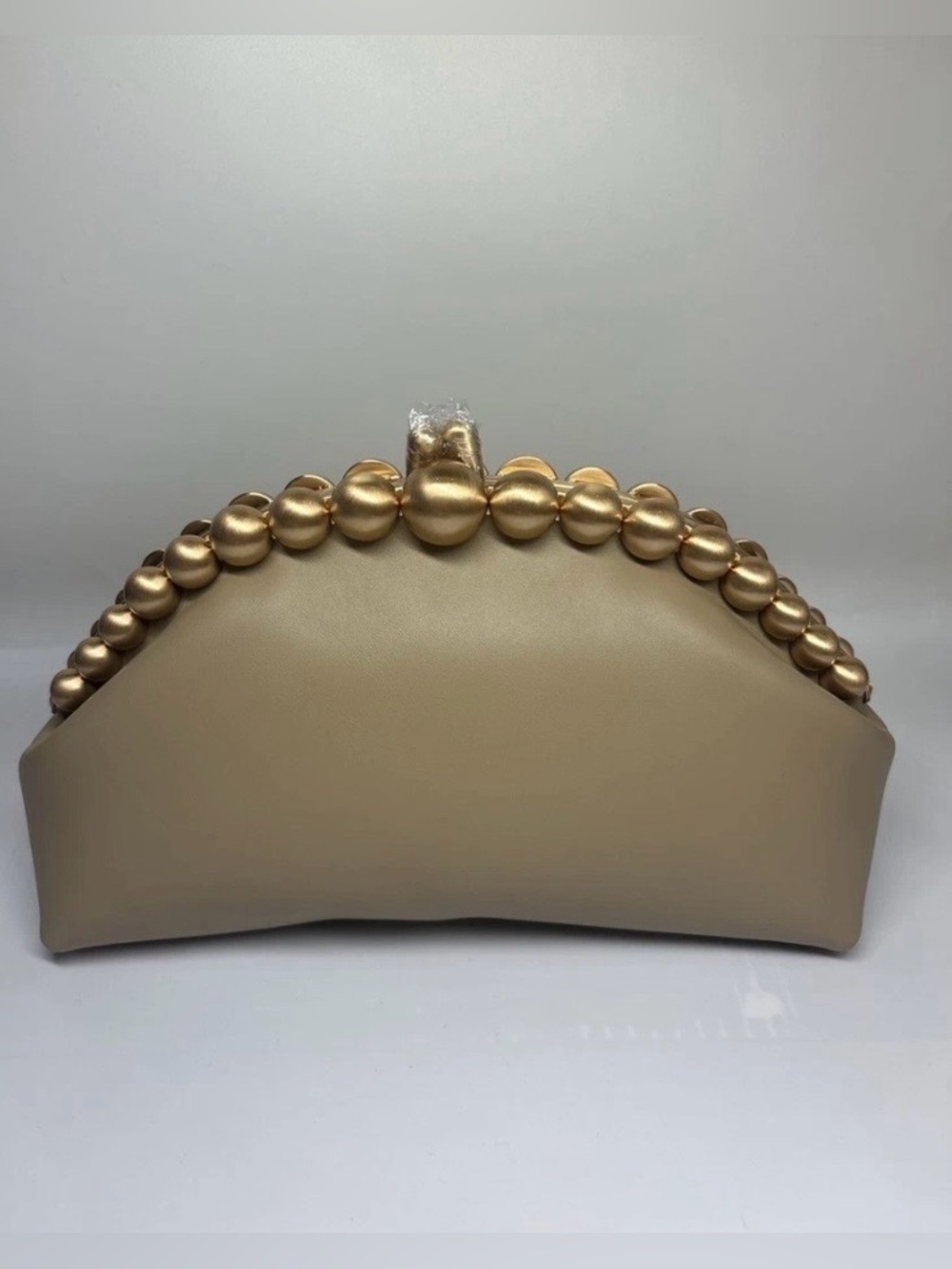 Cult Gaia Una Clutch in Sand Dollar NWT